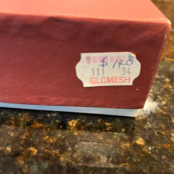 Vintage Retro GloMesh Burgundy Metal Mesh Clutch Bag  Purse - Australia - Picture 9 of 13